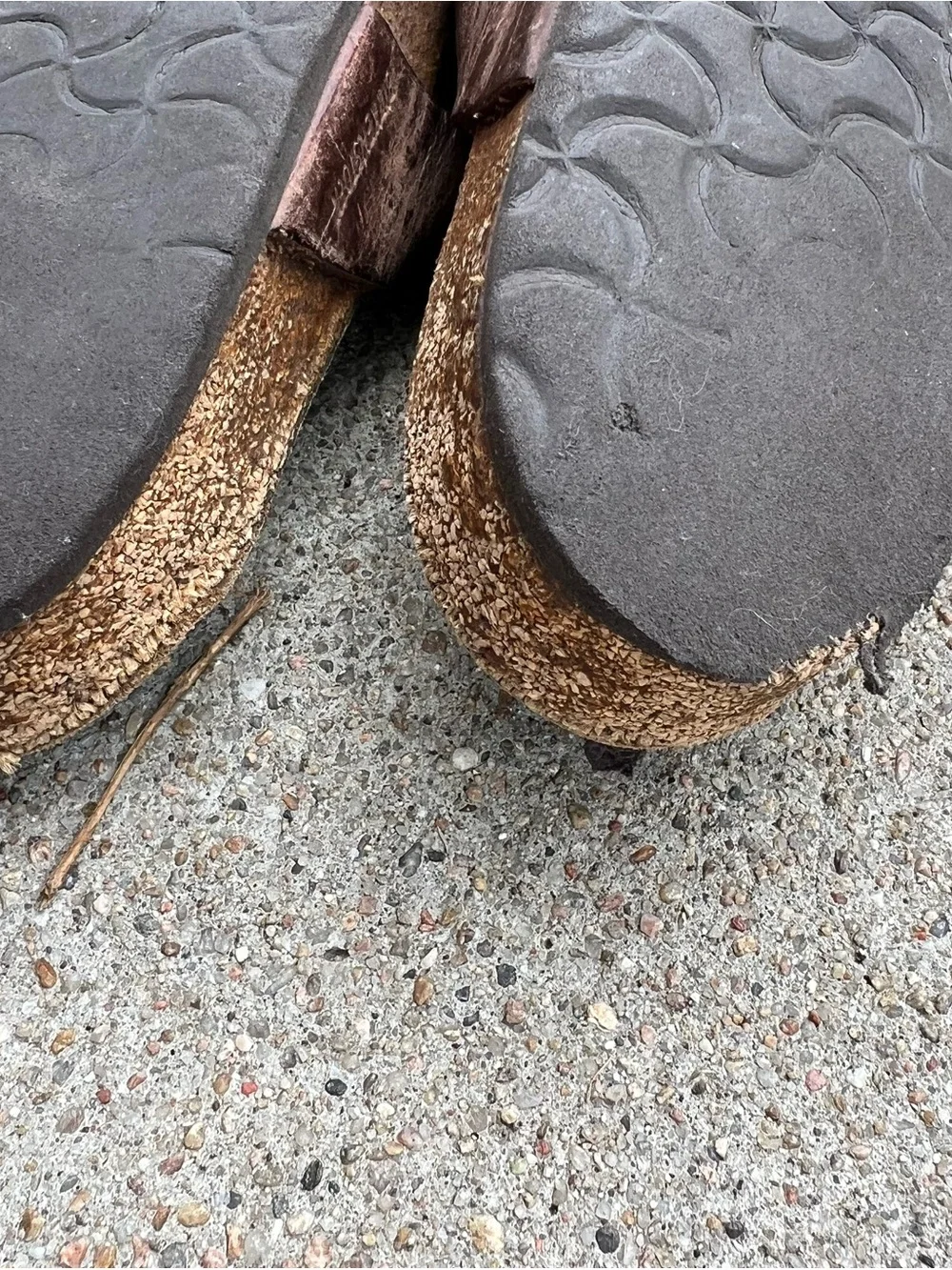 Birkenstocks Brown Leather Slide Sandals with Adjustable Buckles